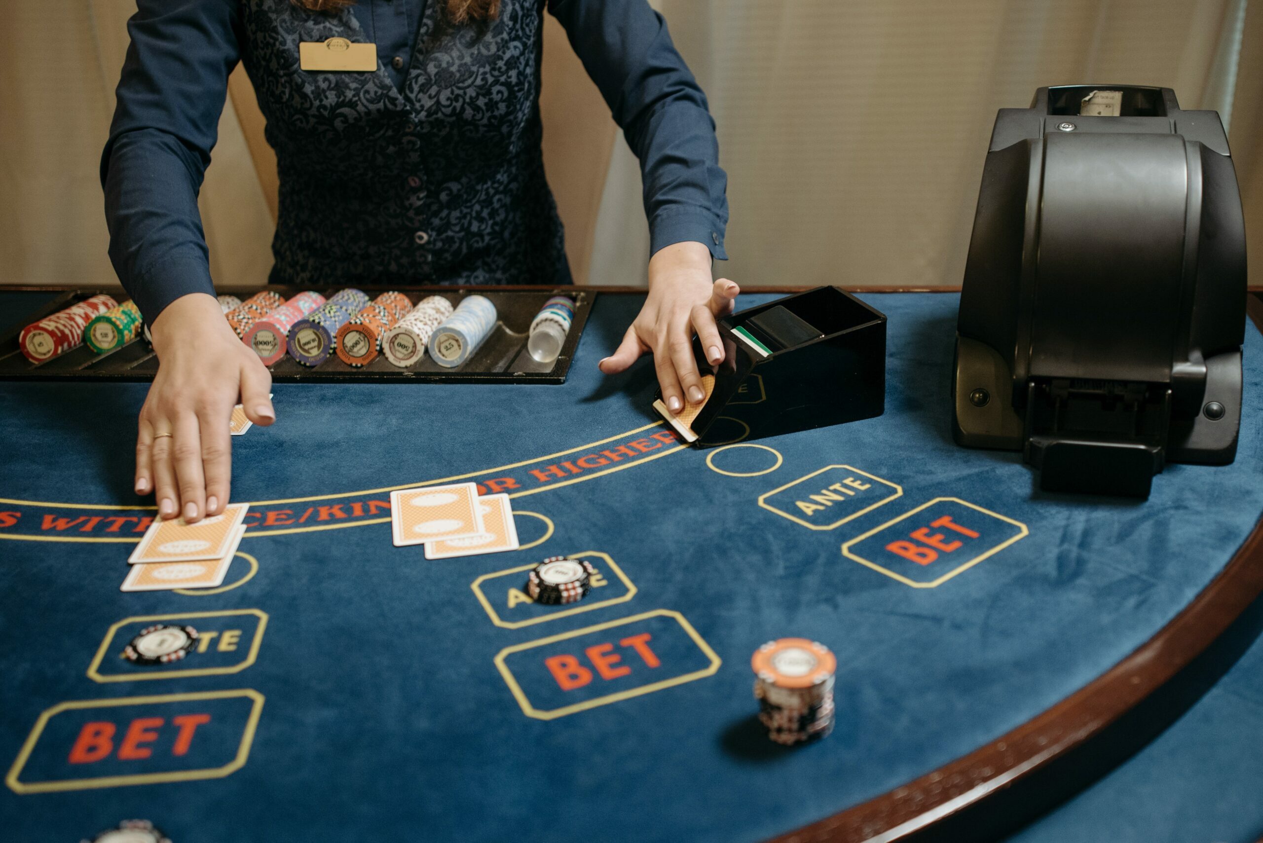 Blackjack online com crupíê ao vivo
