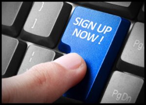 Registrar-se em um cassino online